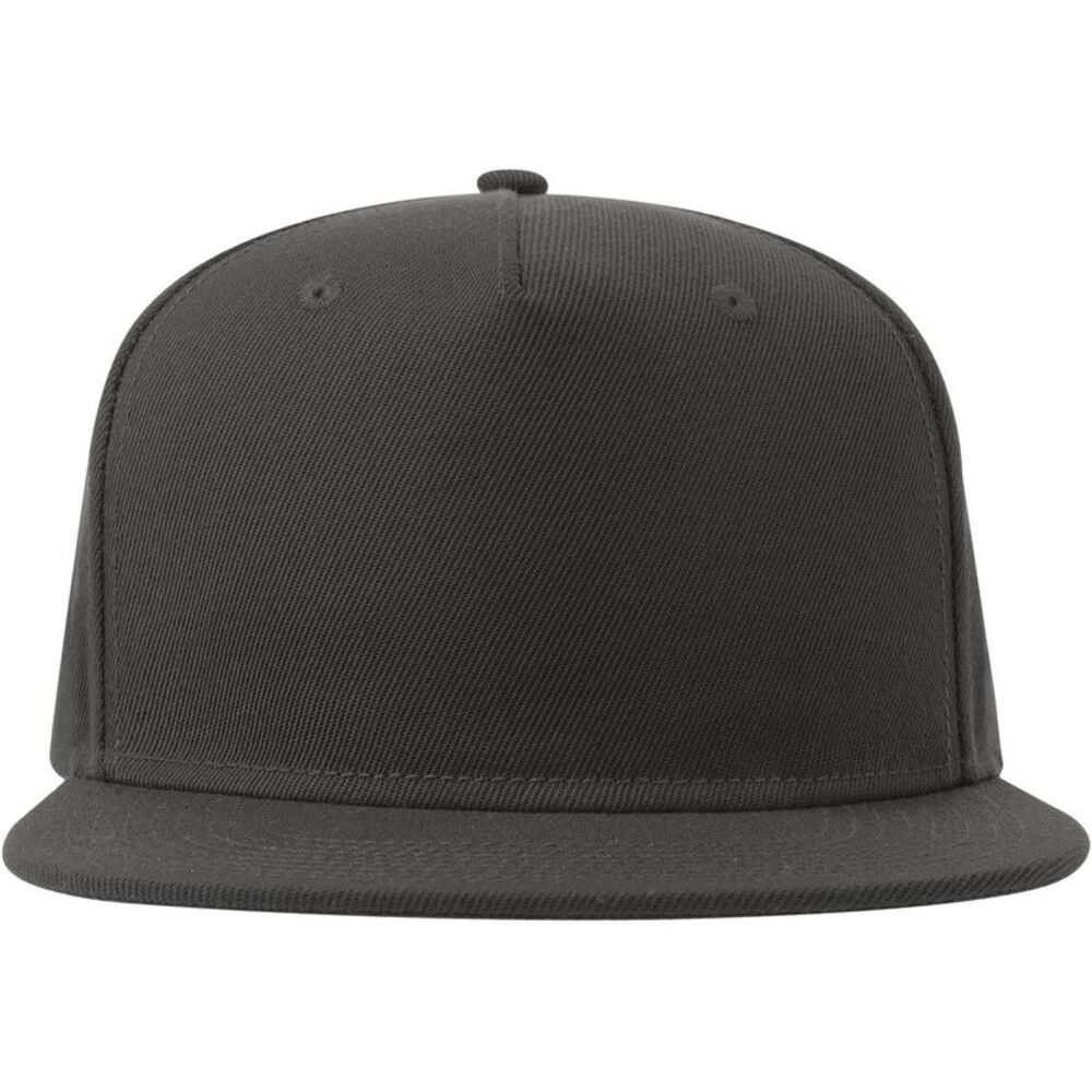 Atlantis Unisex Adult 5 Panel  Baseball Cap / Dark Grey